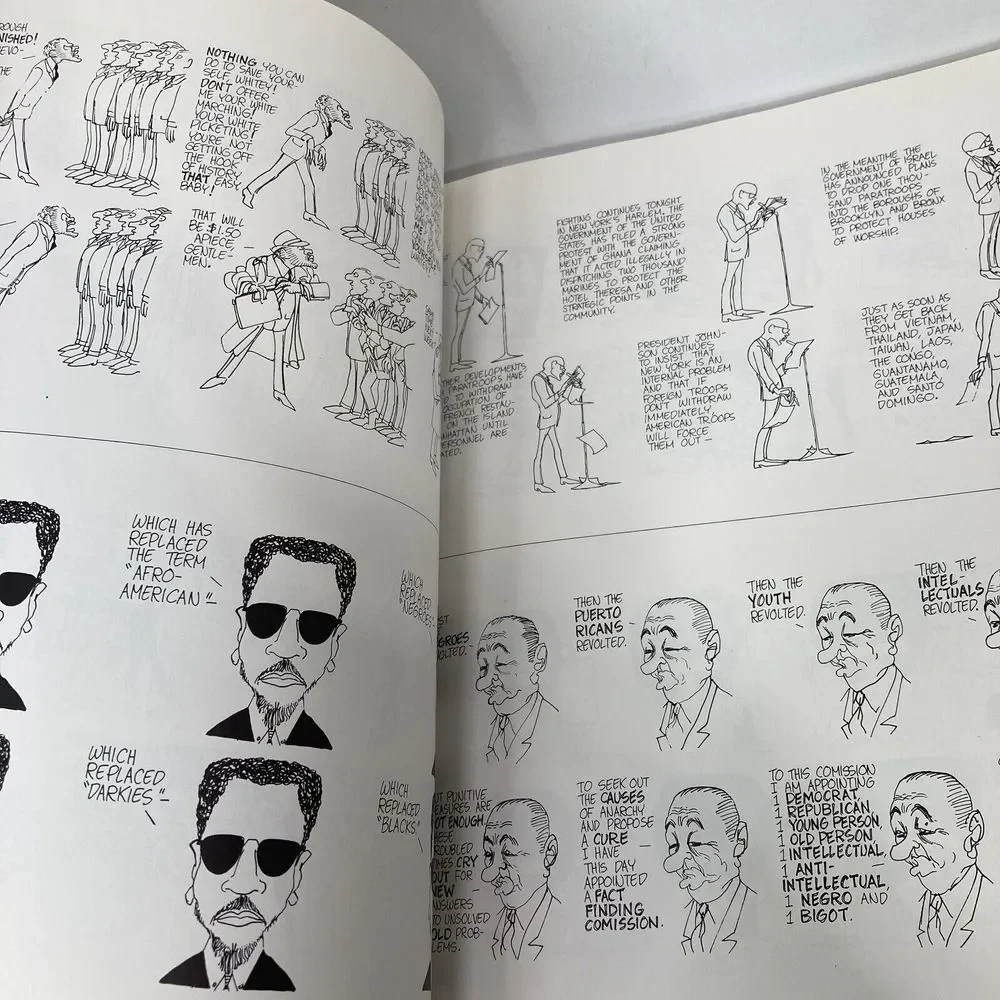 Cartoons Jules Feiffer's America 1982 1st Edition PB from Eisenhower to Reagan‎